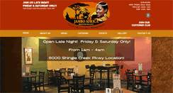 Desktop Screenshot of jamboafricarestaurant.com